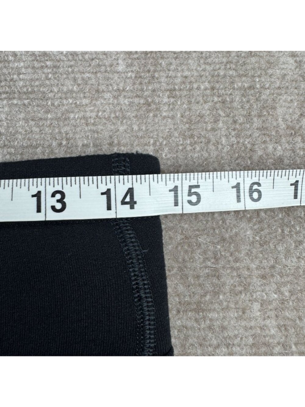 Athleta Polartec Power Stretch Tight Fleece Lined Leggings Black Small Running - Picture 9 of 13